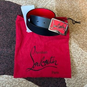 christian loubatton mens belt